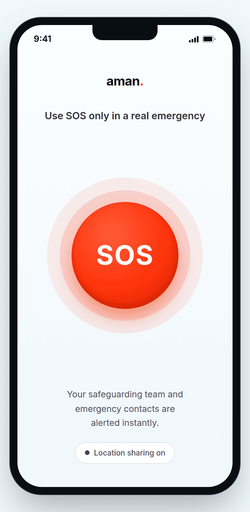 SOS & IoT interface
