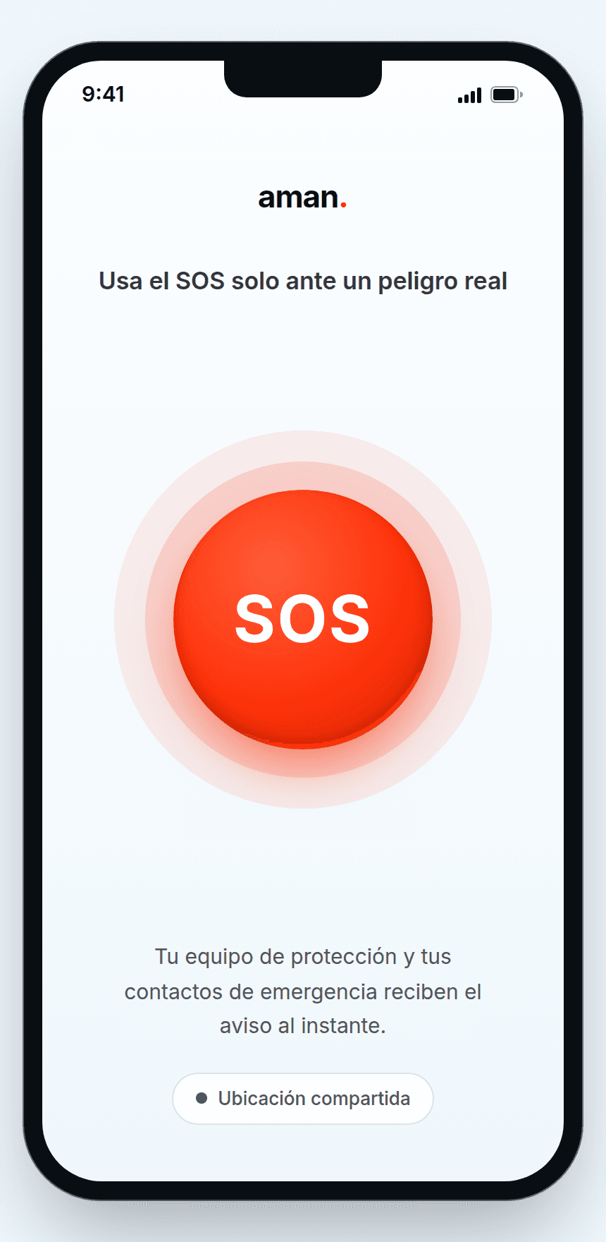 SOS e IoT interface