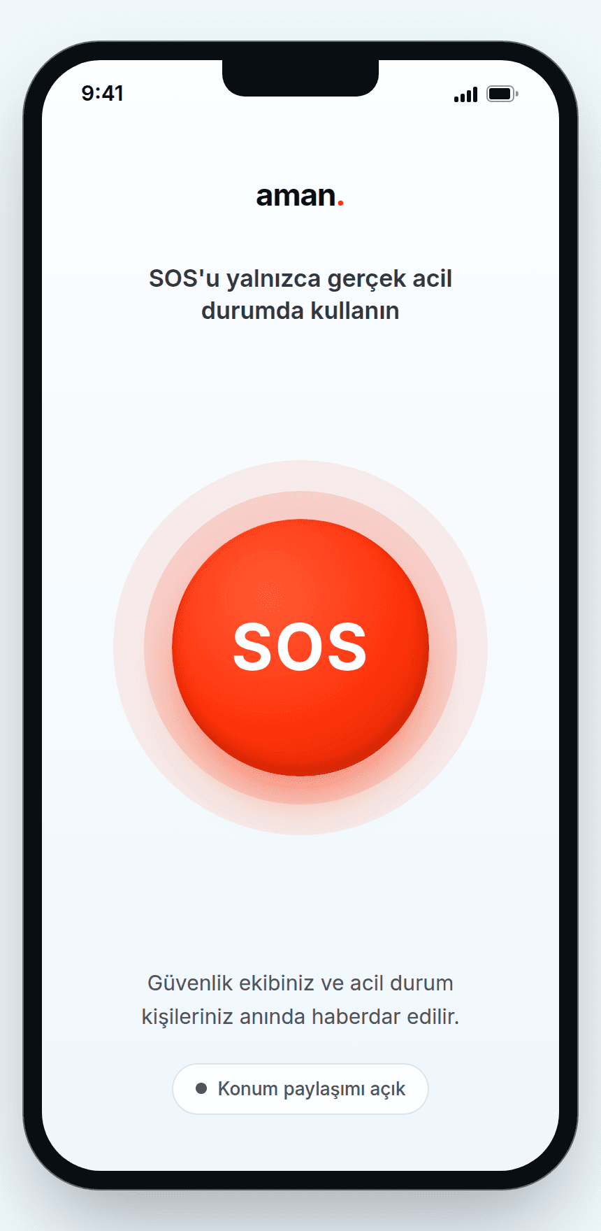 SOS ve IoT interface